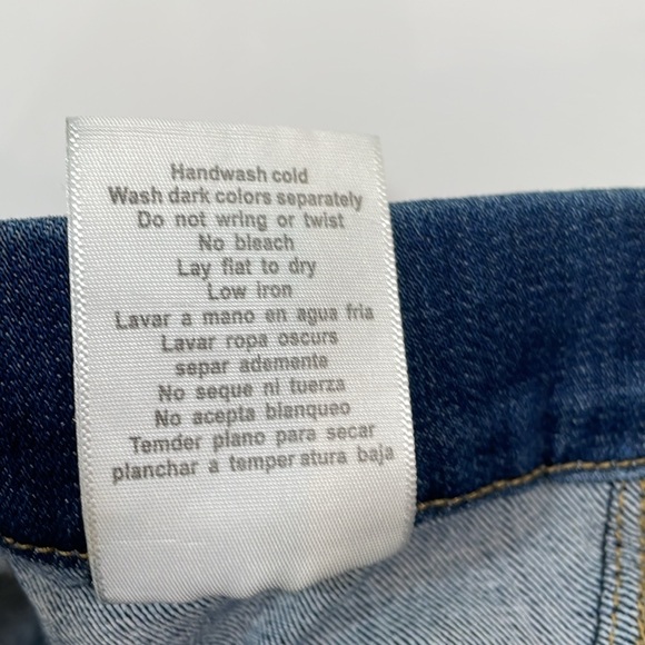 Judy Blue Pull-on Jeans Skinny Size 5 27 Destructed EUC - Picture 12 of 12